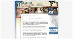 Desktop Screenshot of glacierfootandankle.com